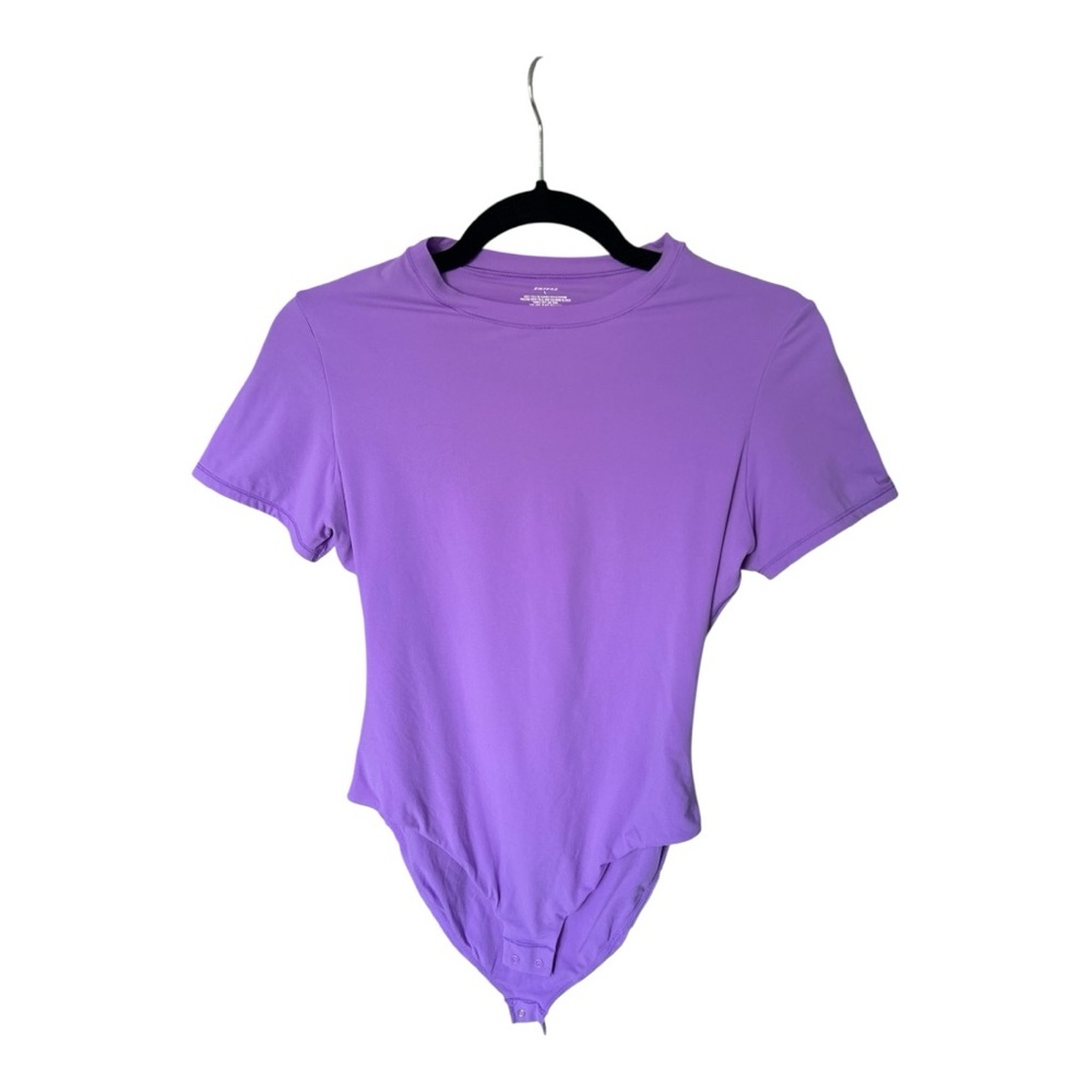 SKIMS FITS EVERYBODY T-SHIRT BODYSUIT IN ULTRA VIOLET